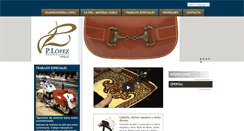 Desktop Screenshot of guarnicioneriasevilla.com